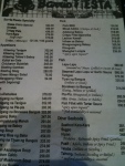 To Go Menu - Front